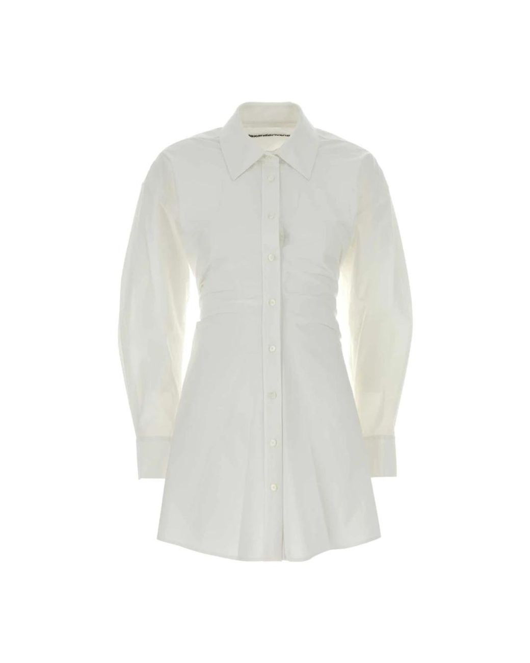 Alexander Wang White Shirt Dresses