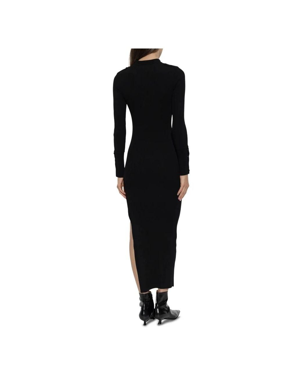 Courreges Black Knitted Dresses