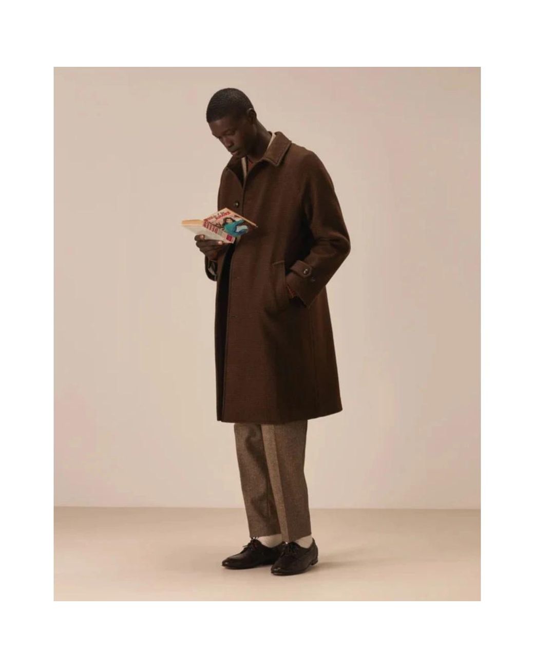 Circolo 1901 Brown Single-Breasted Coats for men