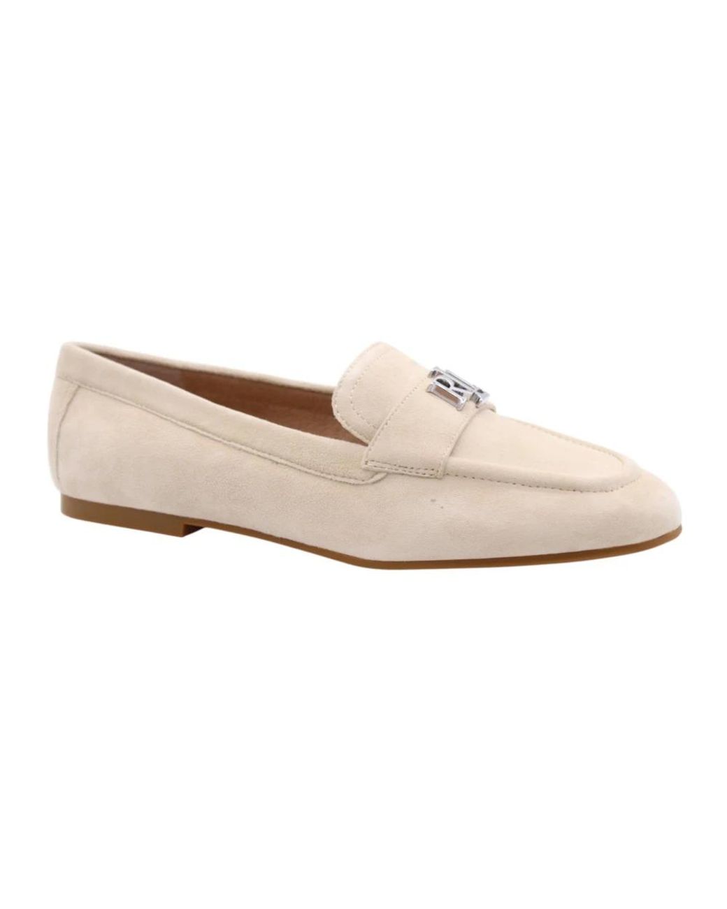 Polo Ralph Lauren White Loafers
