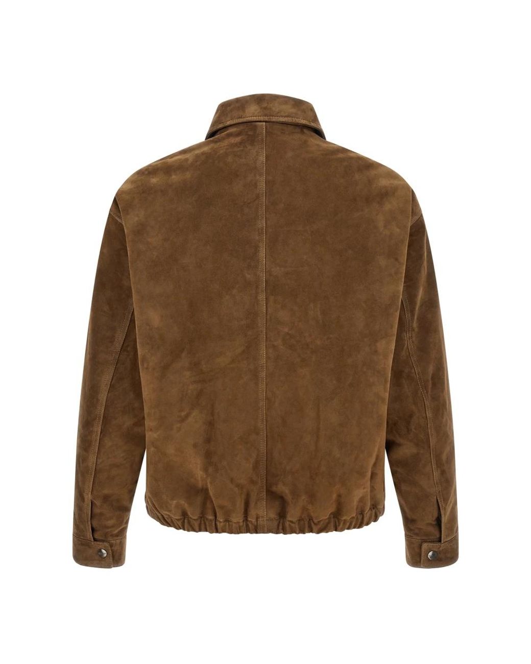 Giorgio Brato Brown Leather Jackets for men