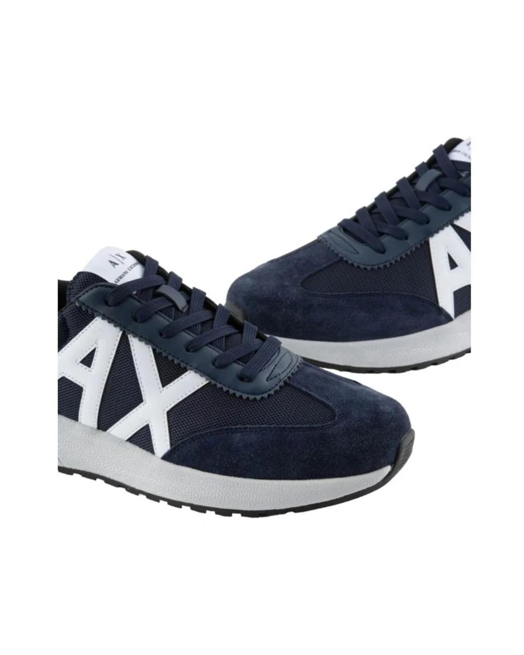 ARMANI EXCHANGE Blue Sneakers for men