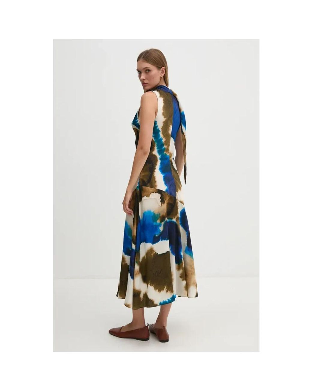 DKNY Blue Maxikleid