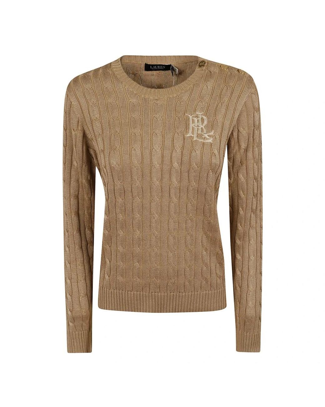 Ralph Lauren Brown Round-Neck Knitwear