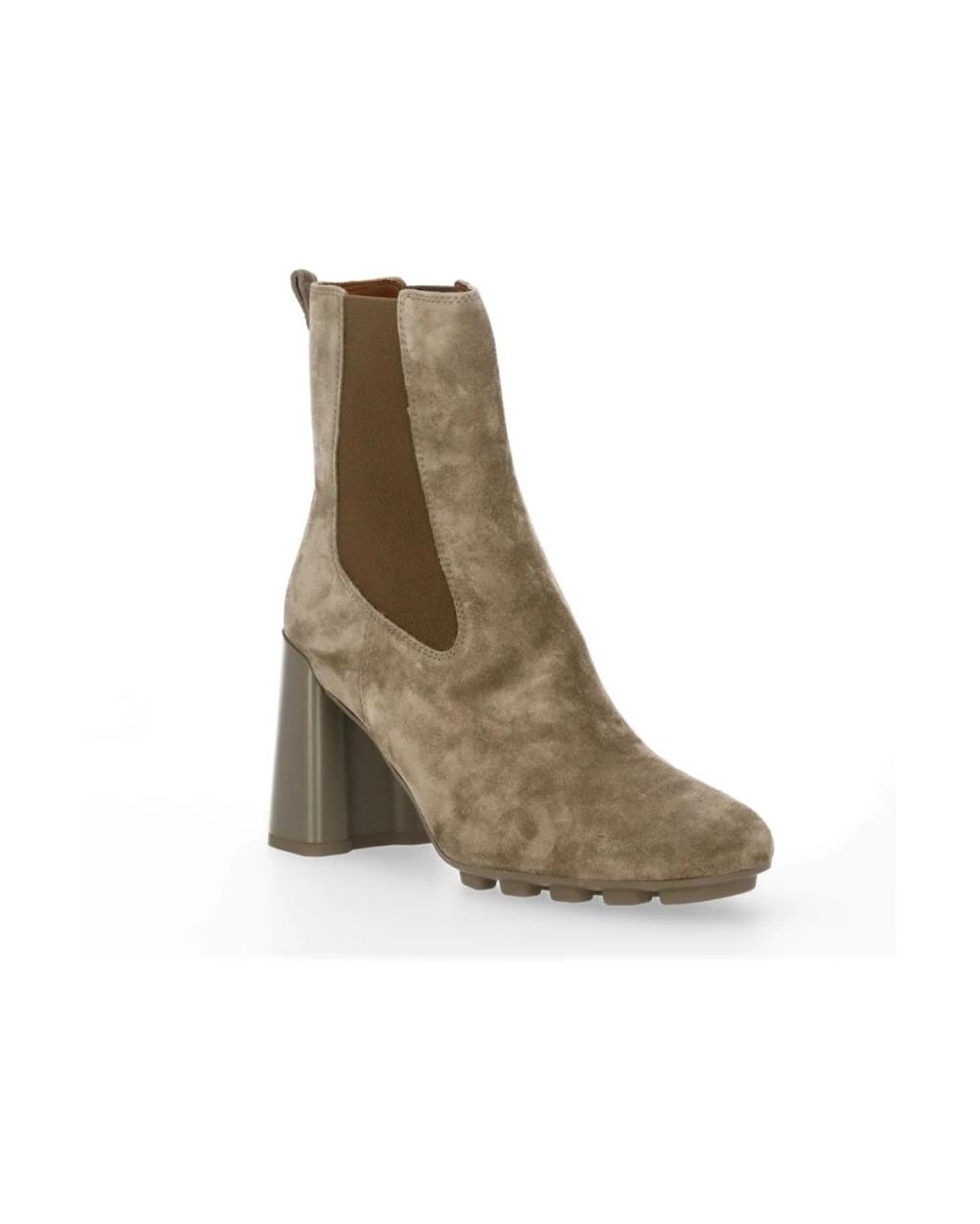 Hogan Brown Heeled Boots