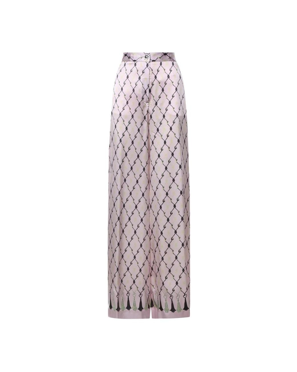 Genny Purple Wide Trousers