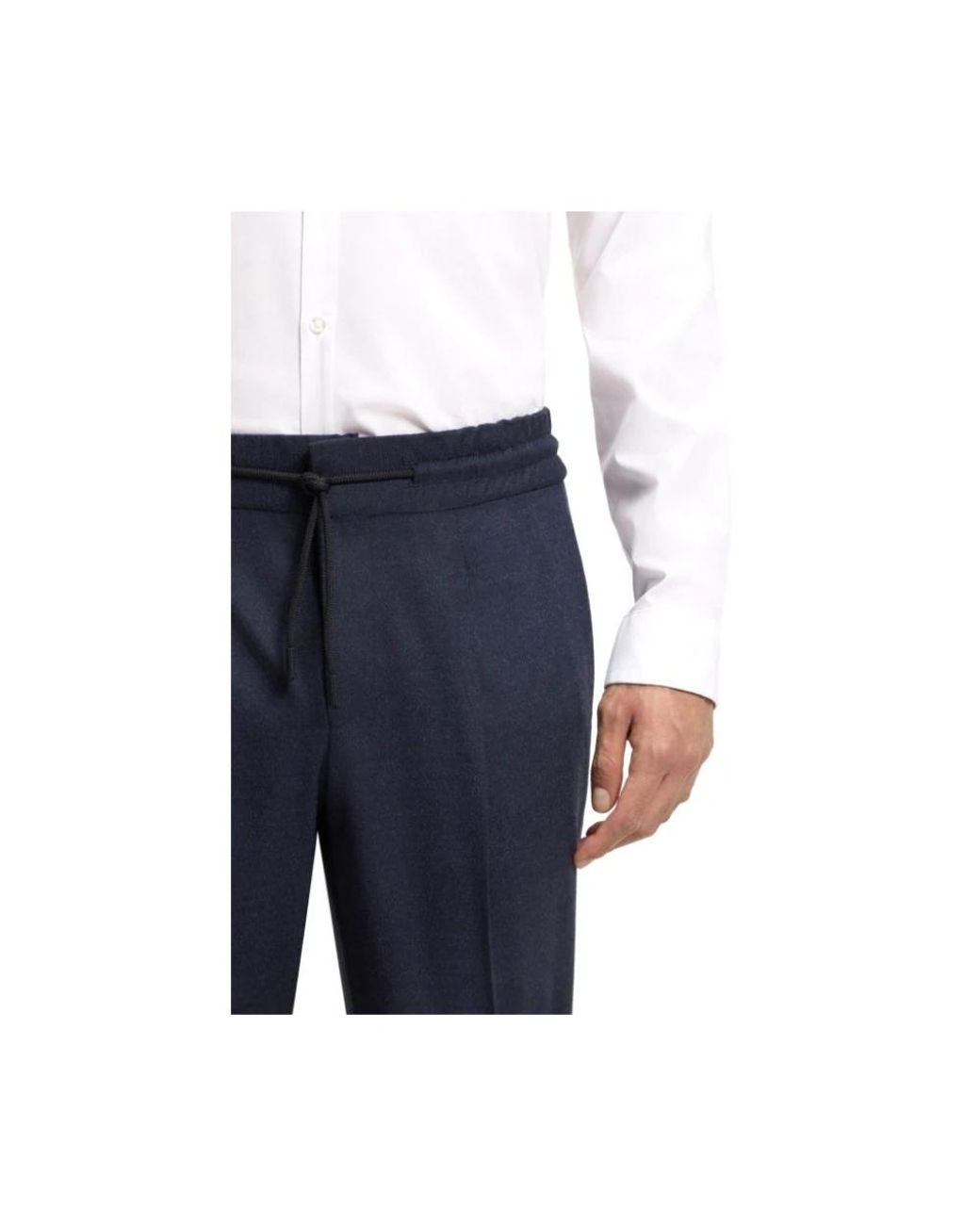 HUGO Blue Straight Trousers for men