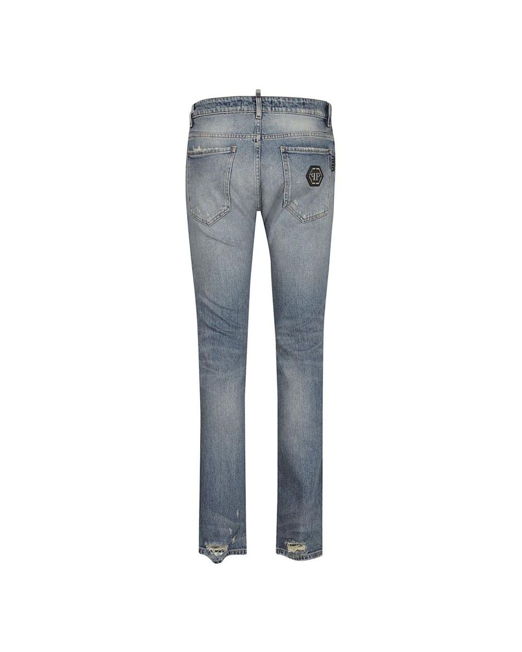 Philipp Plein Blue Slim-Fit Jeans for men