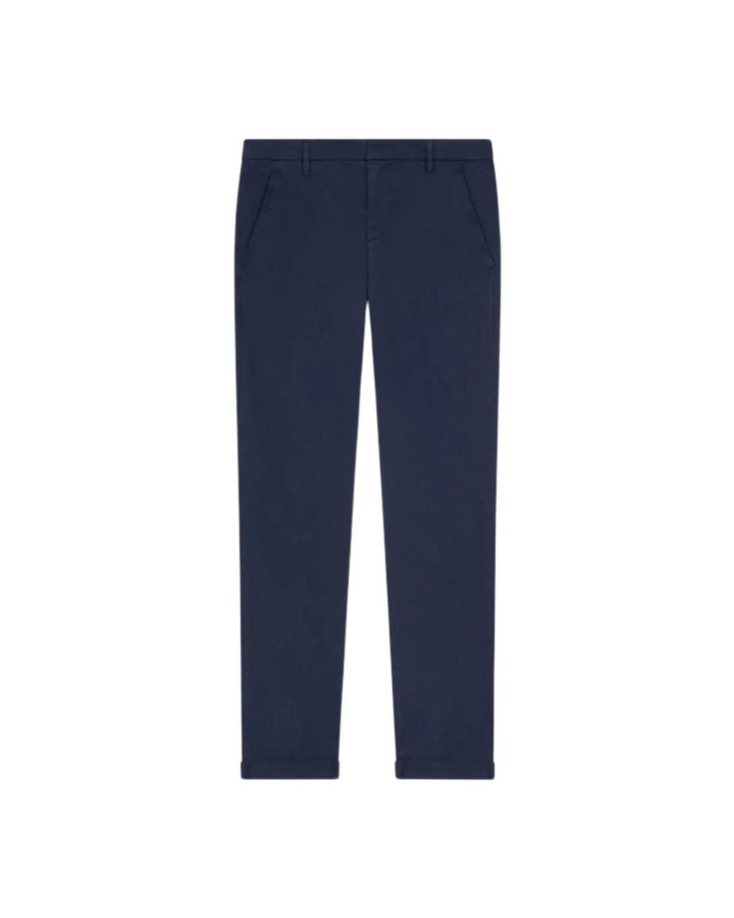 Dondup Blue Slim-Fit Trousers for men