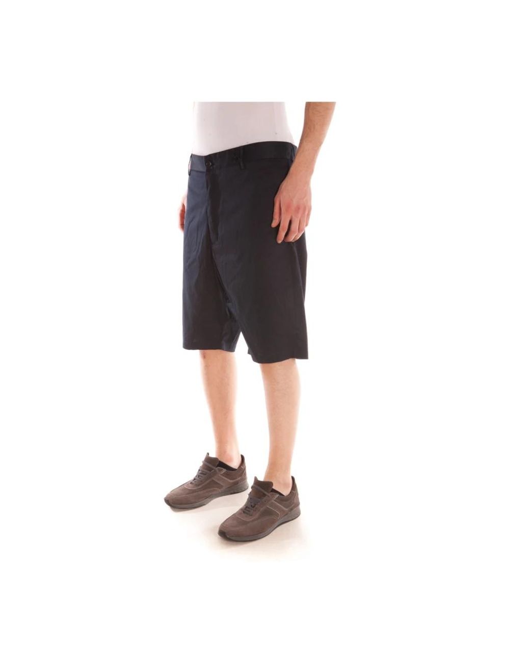 Daniele Alessandrini Black Casual Shorts for men