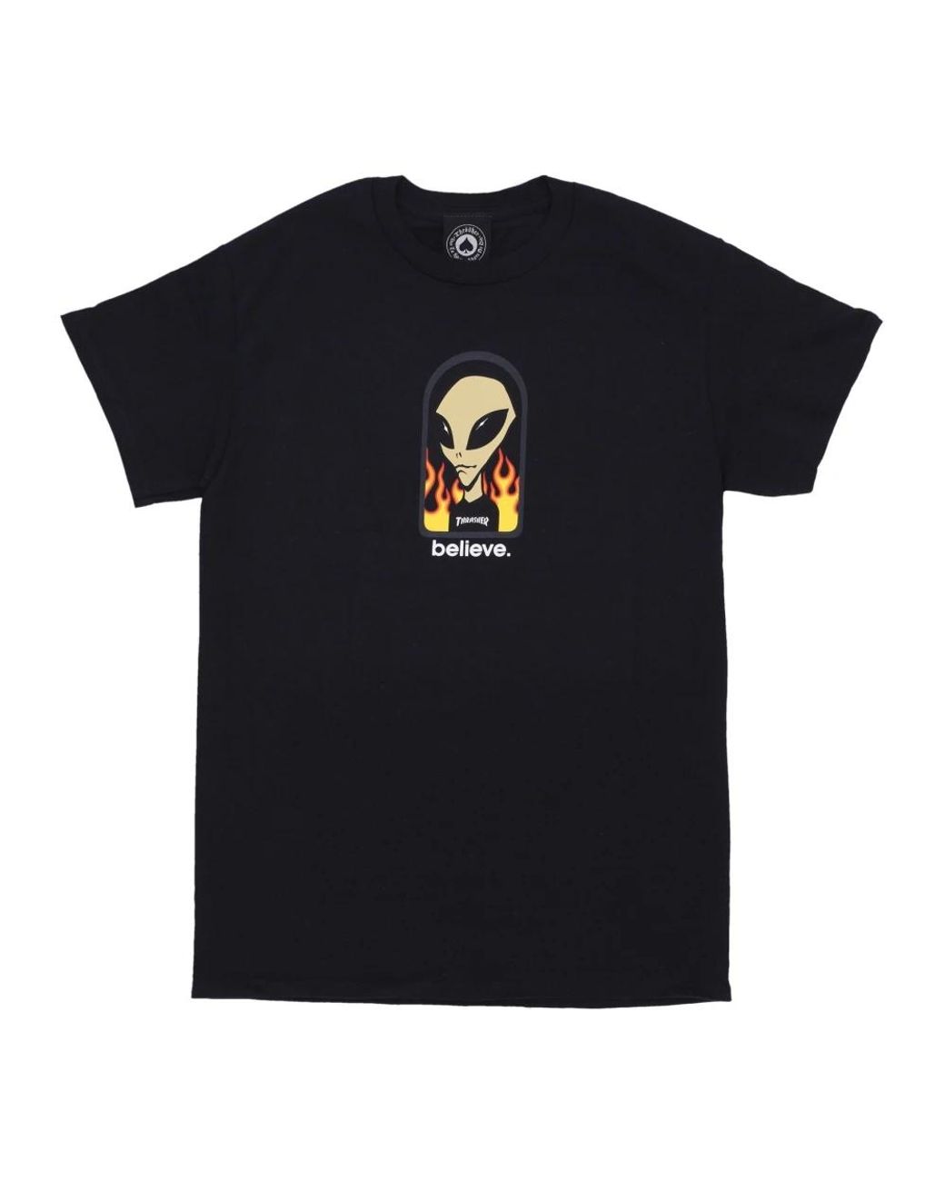 Thrasher Tops > T-shirts in het Black voor heren