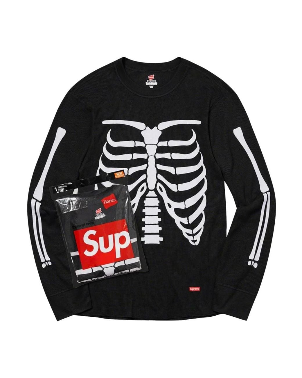 Supreme Black Long Sleeve Tops for men