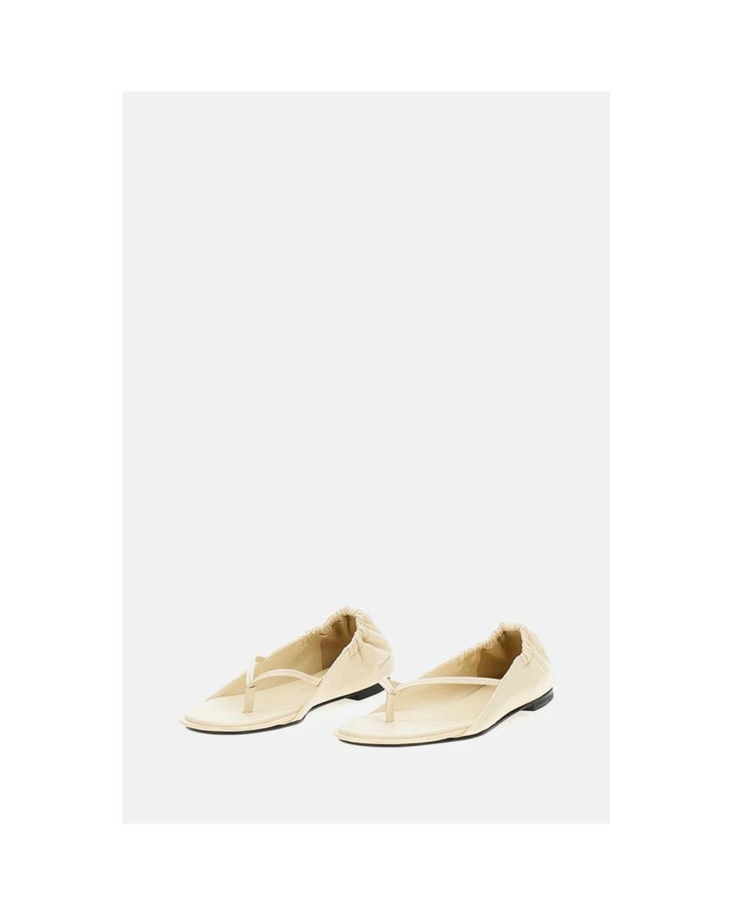 Jacquemus Natural Flat Sandals
