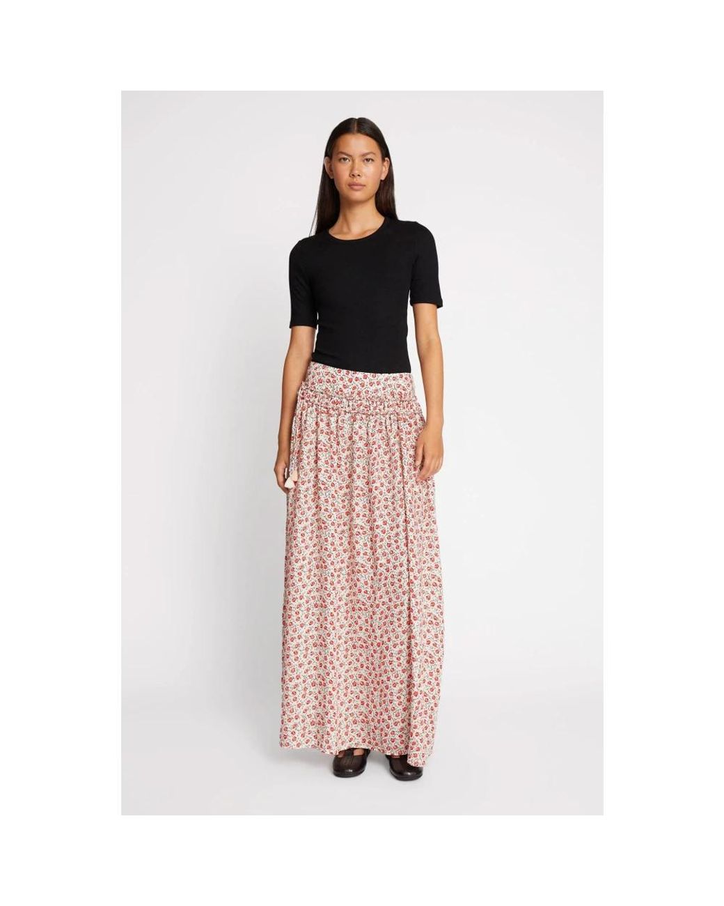 Maxi Skirts Munthe de color Pink