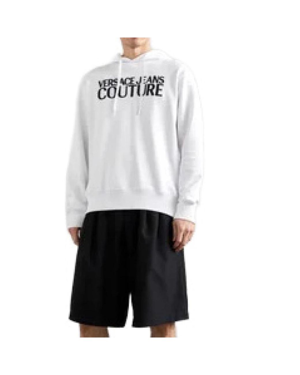 Versace Jeans Couture White Hoodies for men