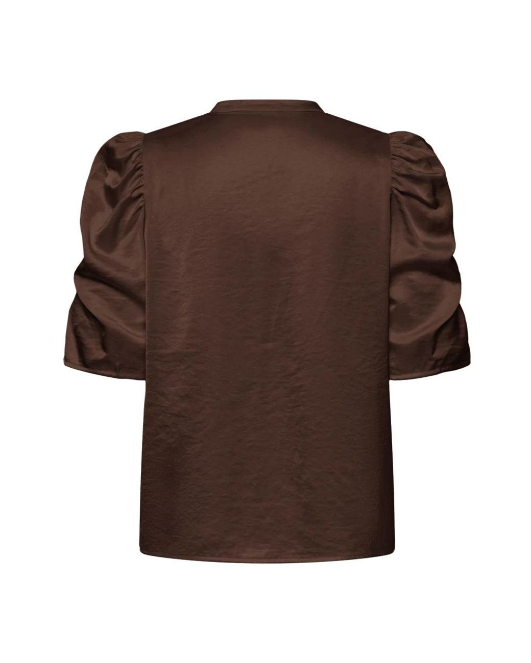Blouses Ichi de color Brown