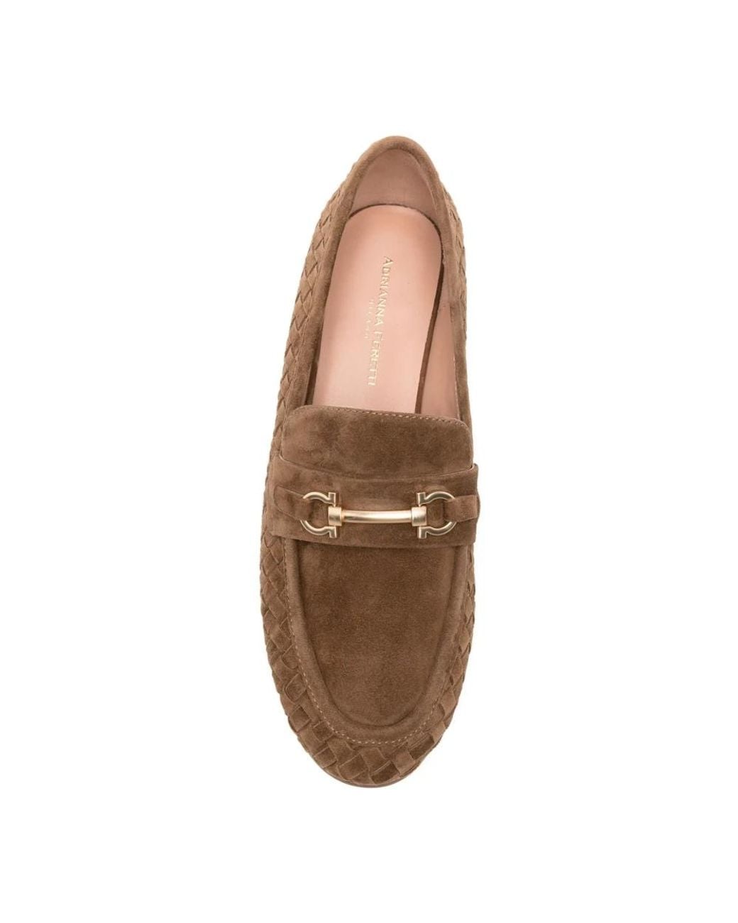 ADRIANNA FERETTI Brown Loafers
