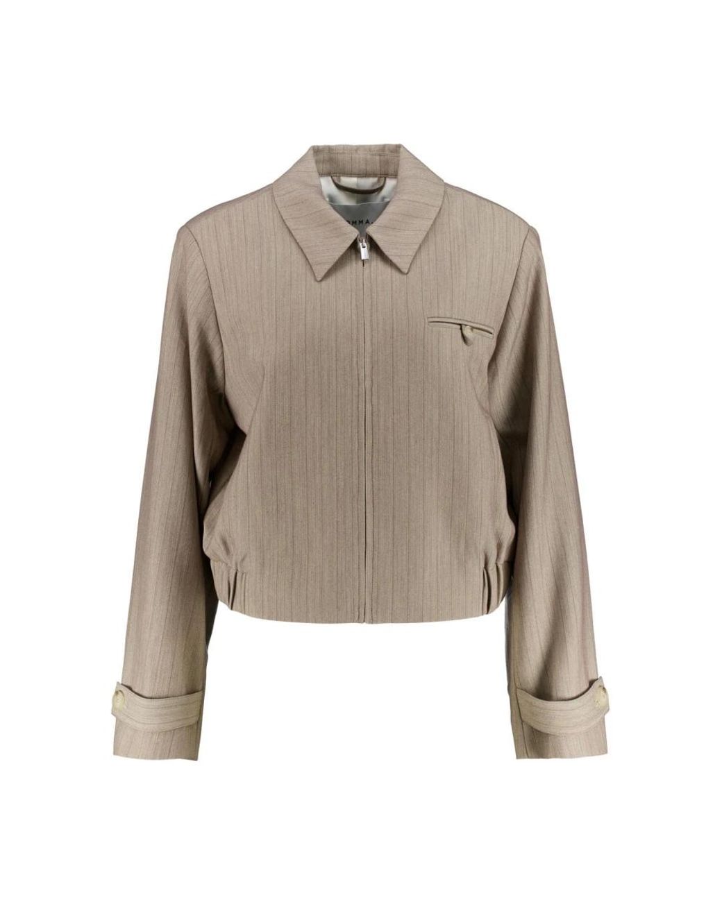 Comma, Boxy Blouson in het Natural