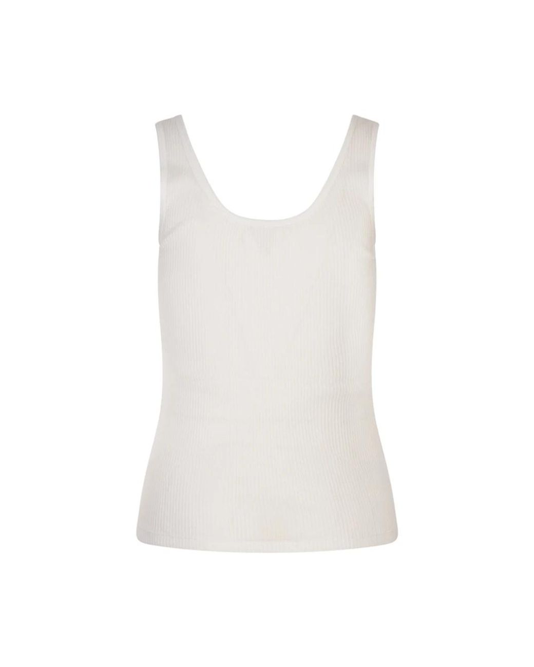 Chloé White Sleeveless Tops