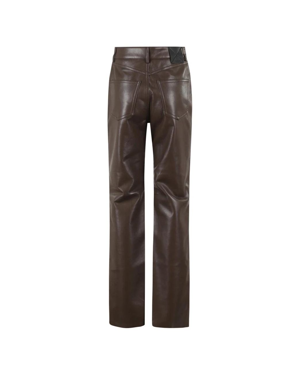 Nanushka Gray Straight Trousers