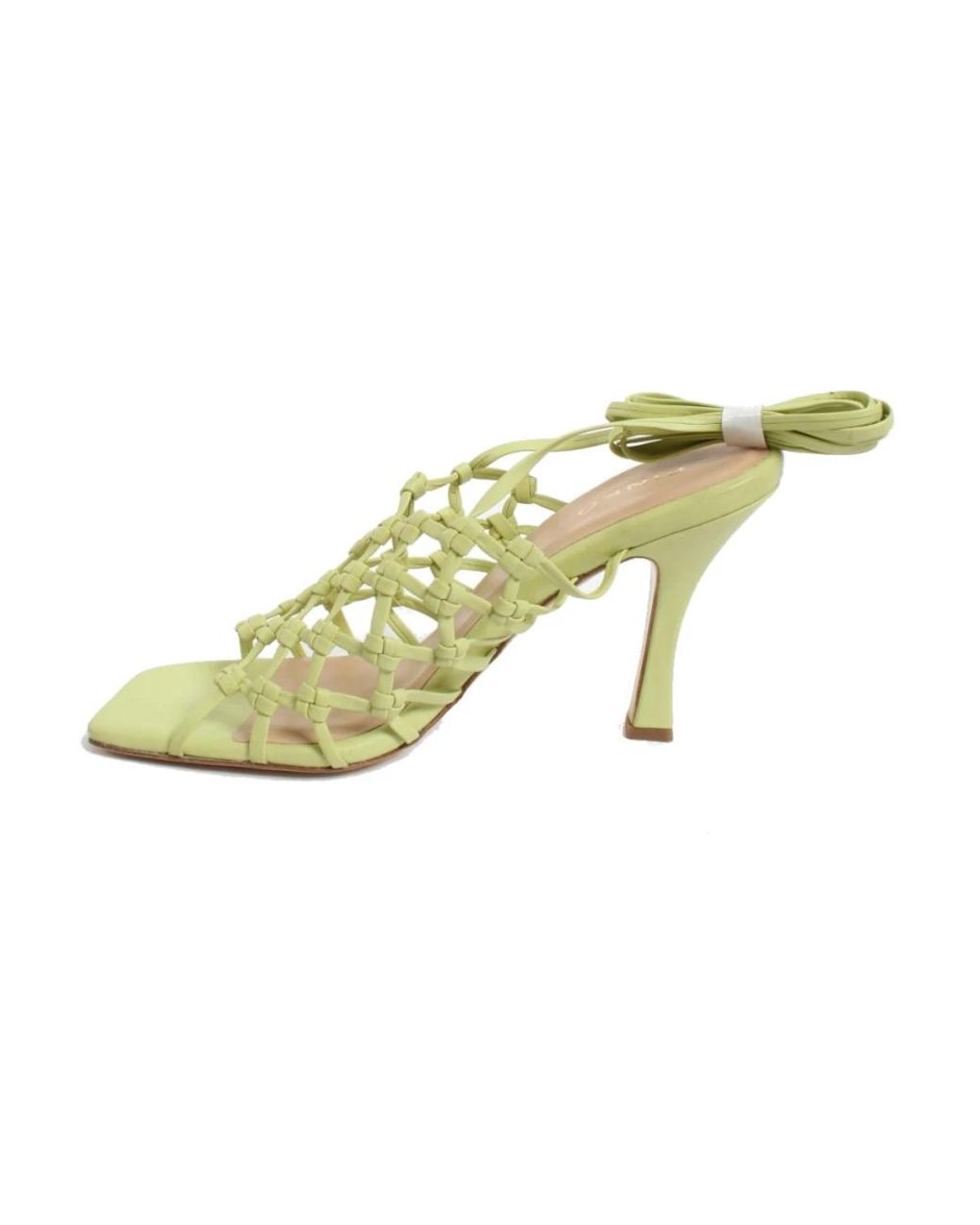 Pinko Yellow High Heel Sandals
