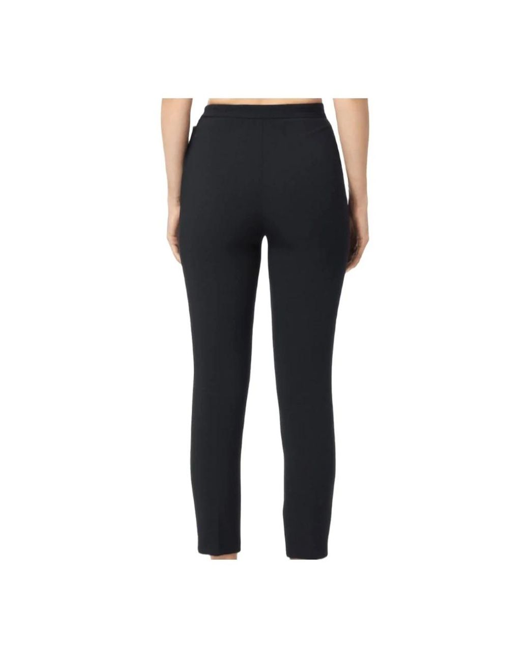 Elisabetta Franchi Black Slim-Fit Trousers
