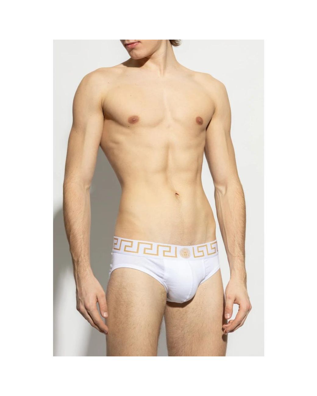 Bottoms Versace de hombre de color White