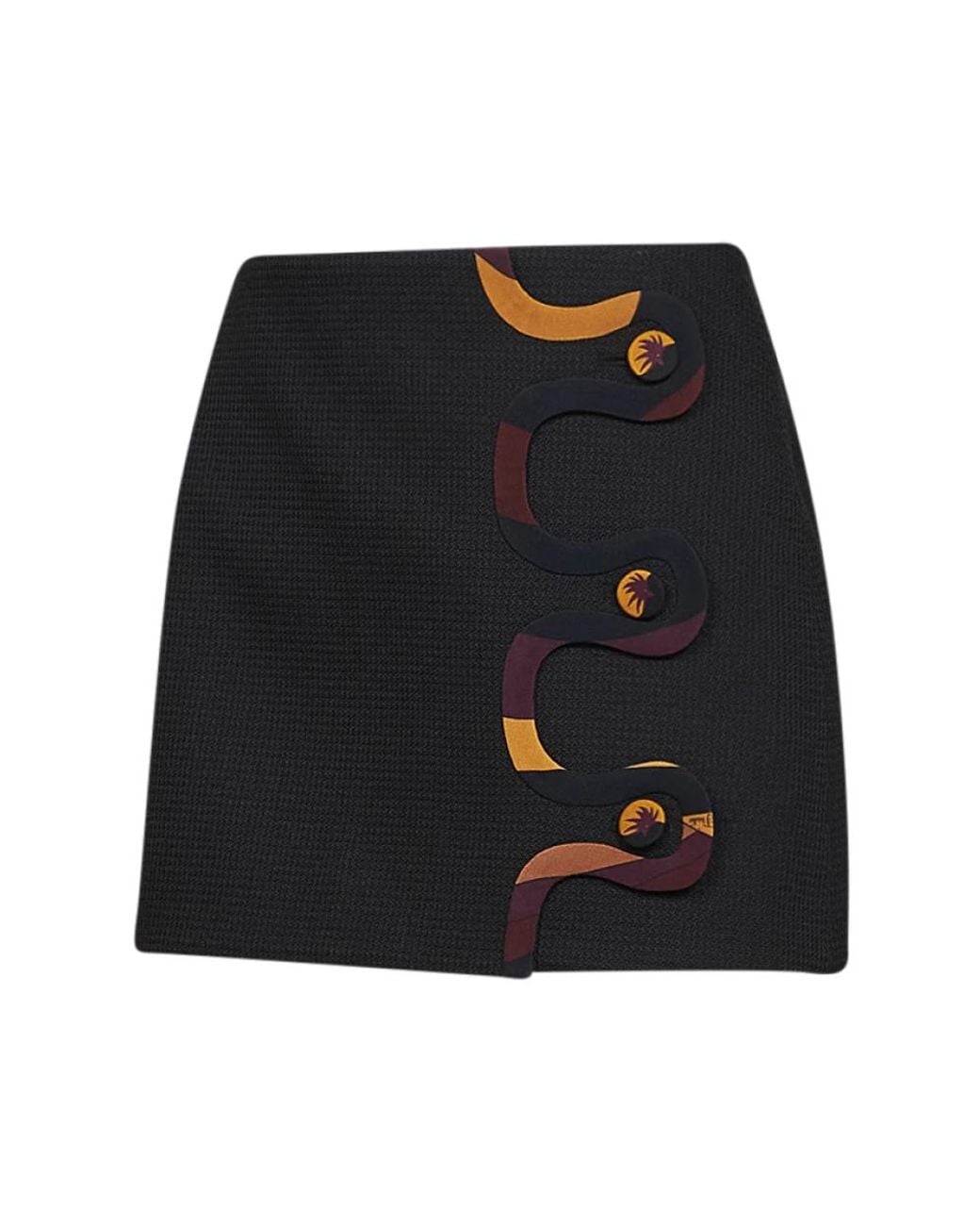 Emilio Pucci Black Short Skirts