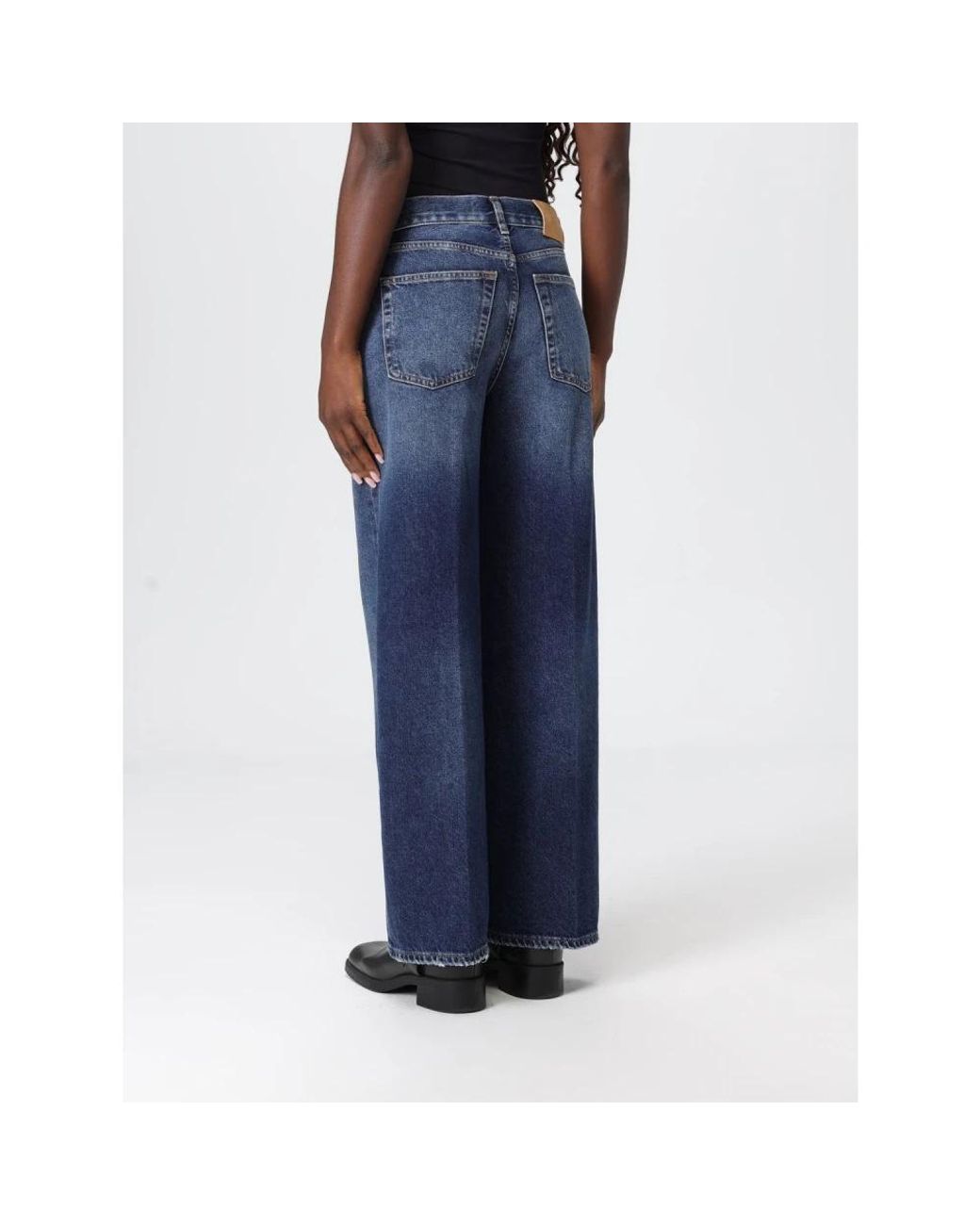 PT01 Blue Wide Jeans