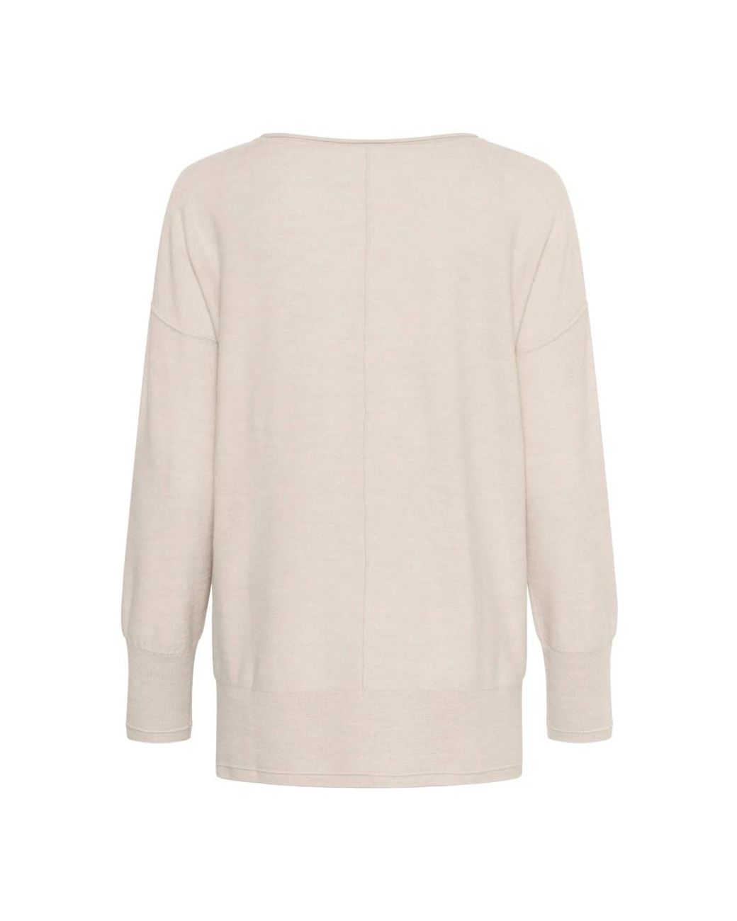 Round-Neck Knitwear Part Two de color White