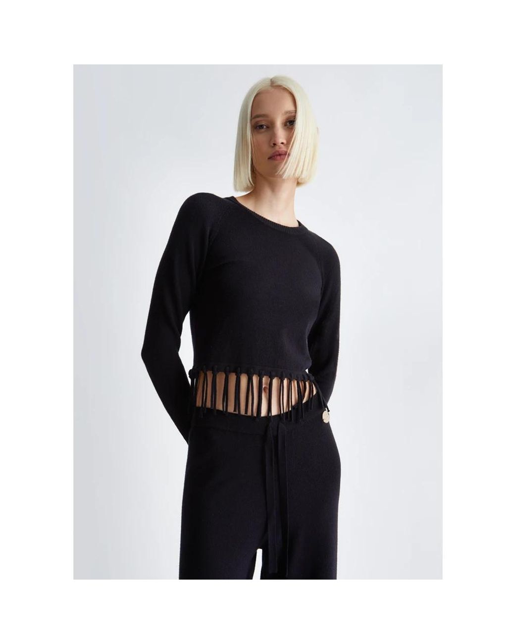 Liu Jo Black Long Sleeve T-Shirts