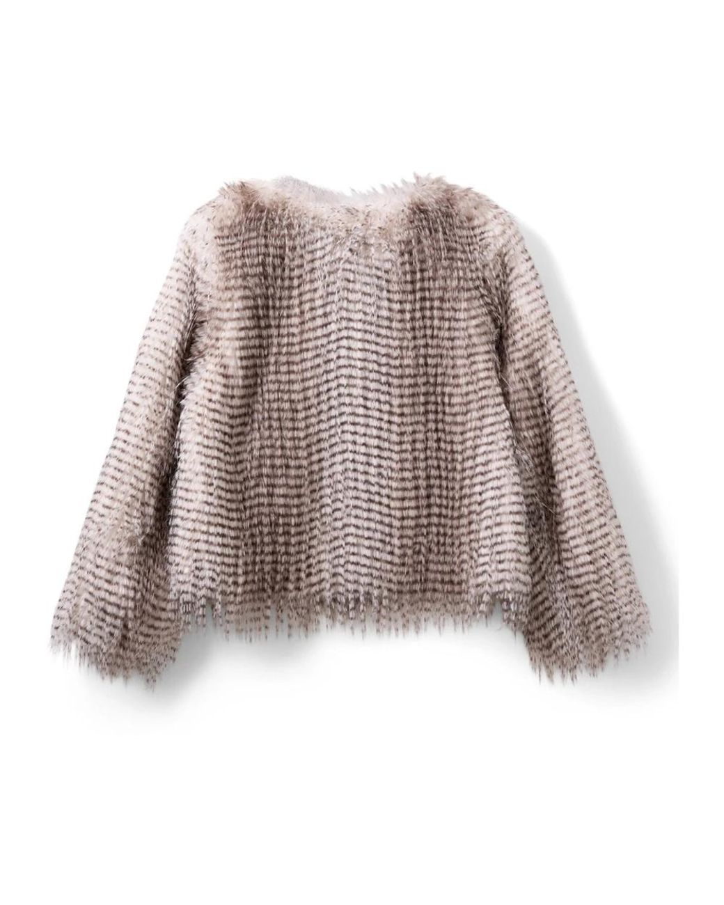 Sofie Schnoor Gray Faux Fur & Shearling Jackets