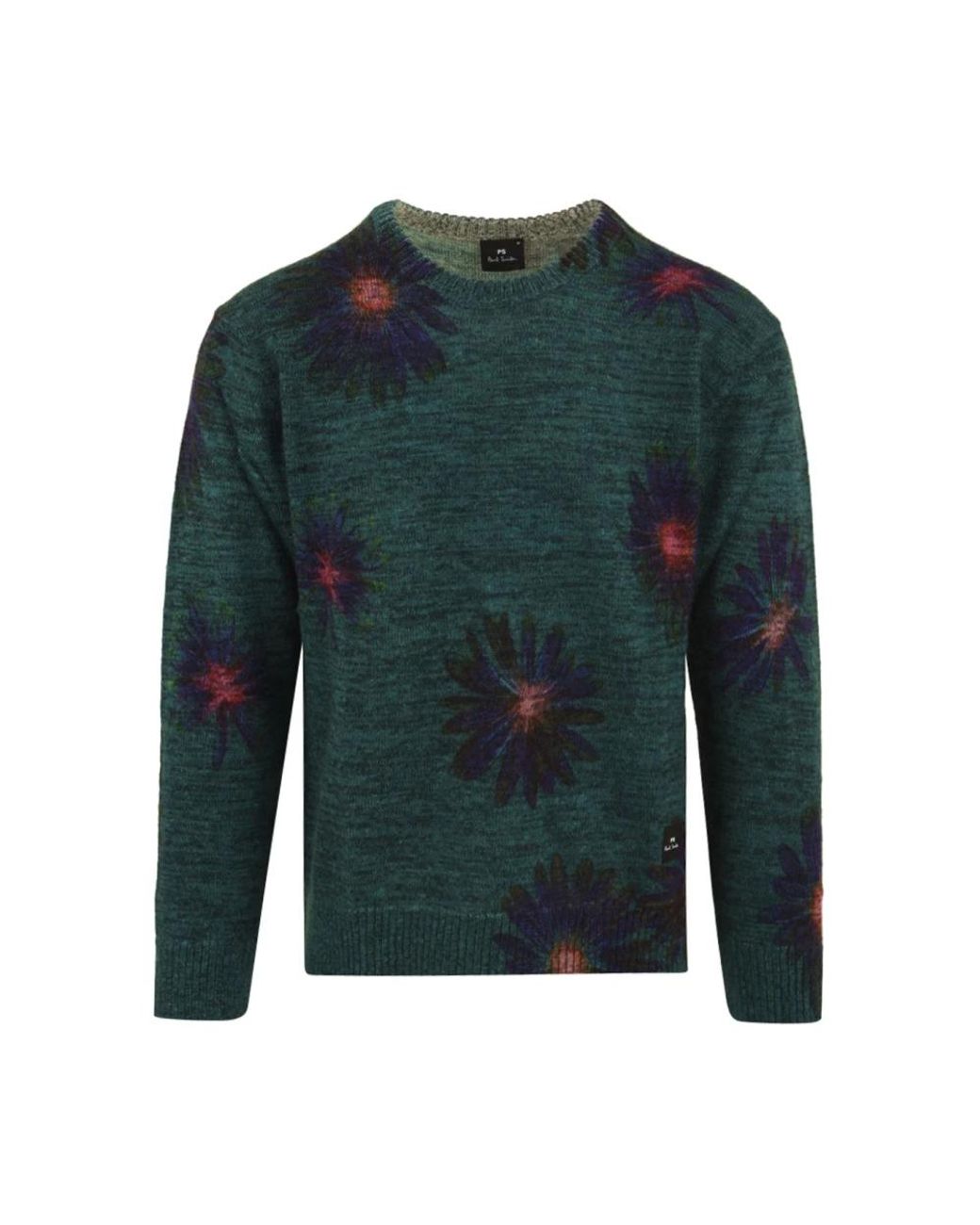 Paul Smith Green Round-Neck Knitwear for men