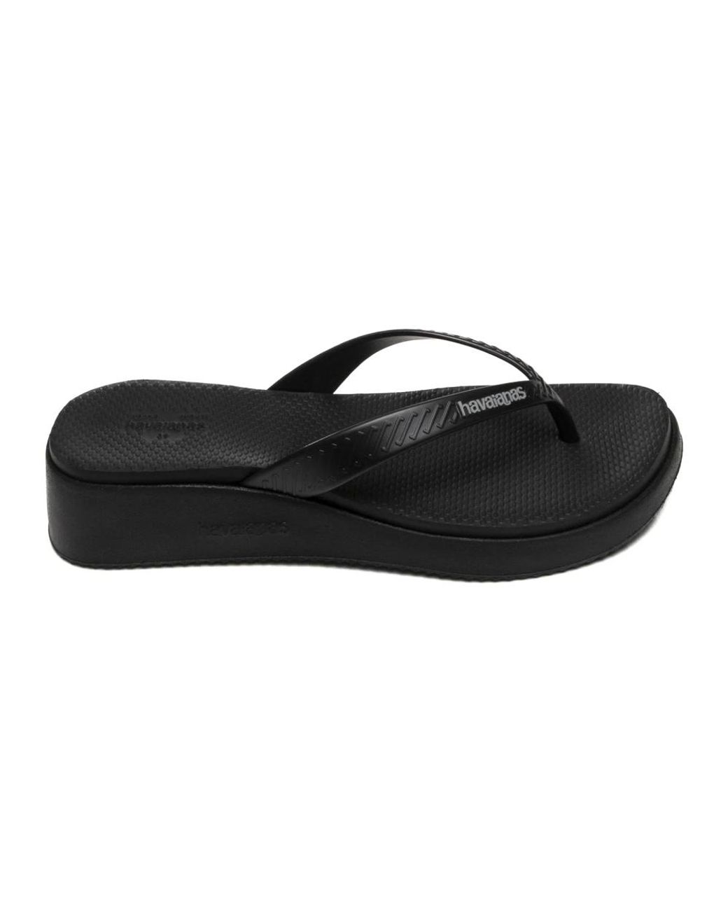 Havaianas Black High Platform Flip Flop