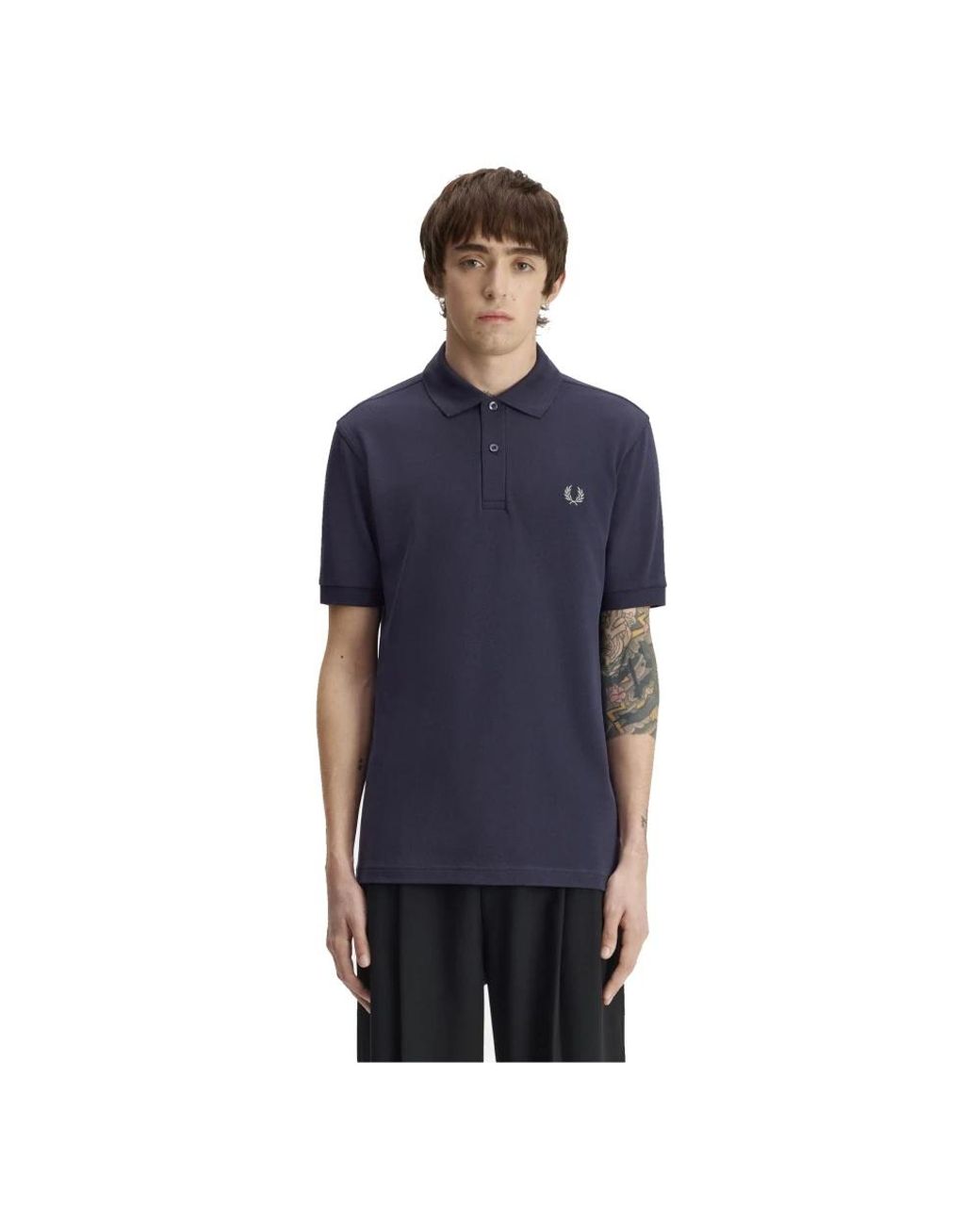 Polo Shirts Fred Perry de hombre de color Blue