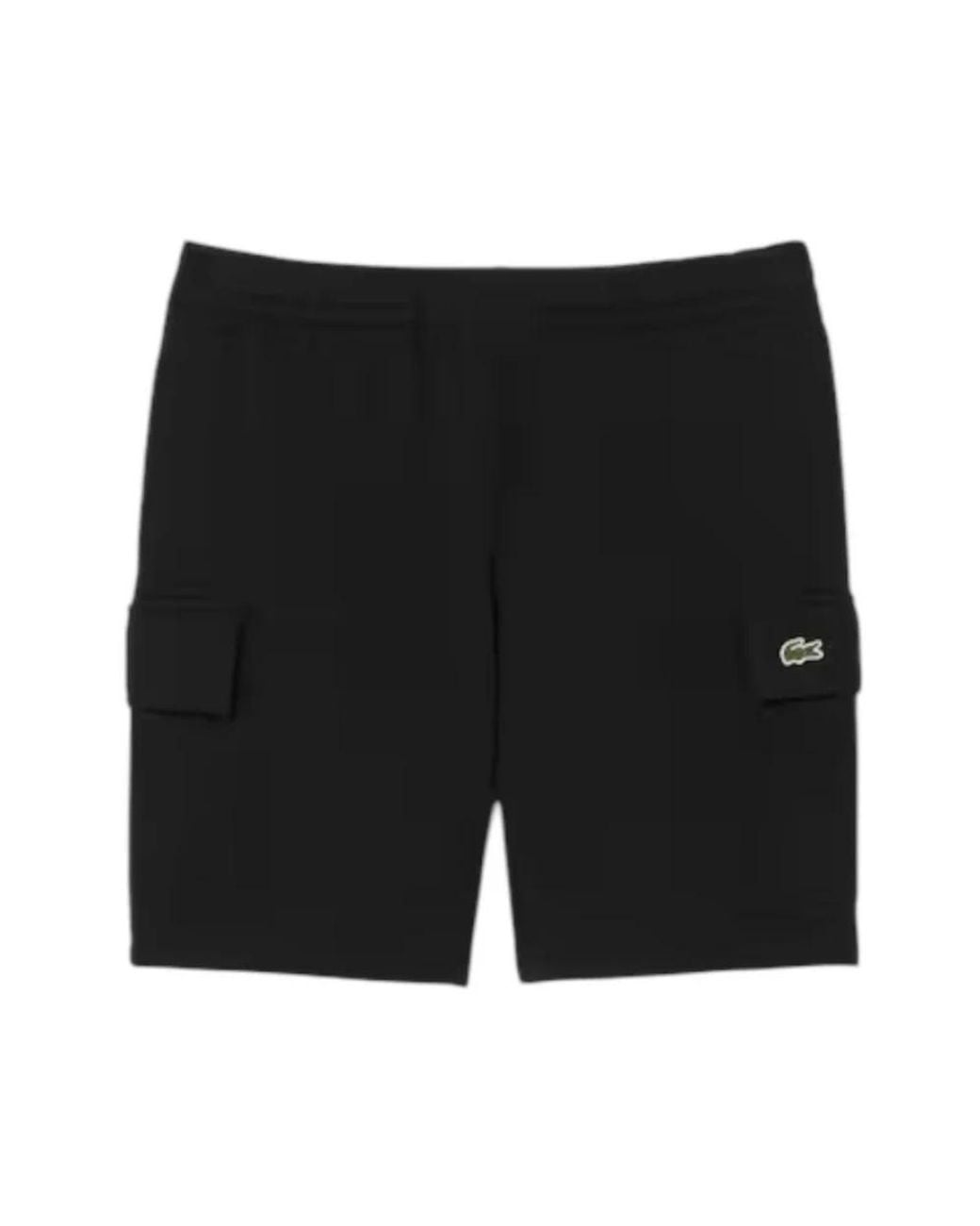 Lacoste Black Casual Shorts for men