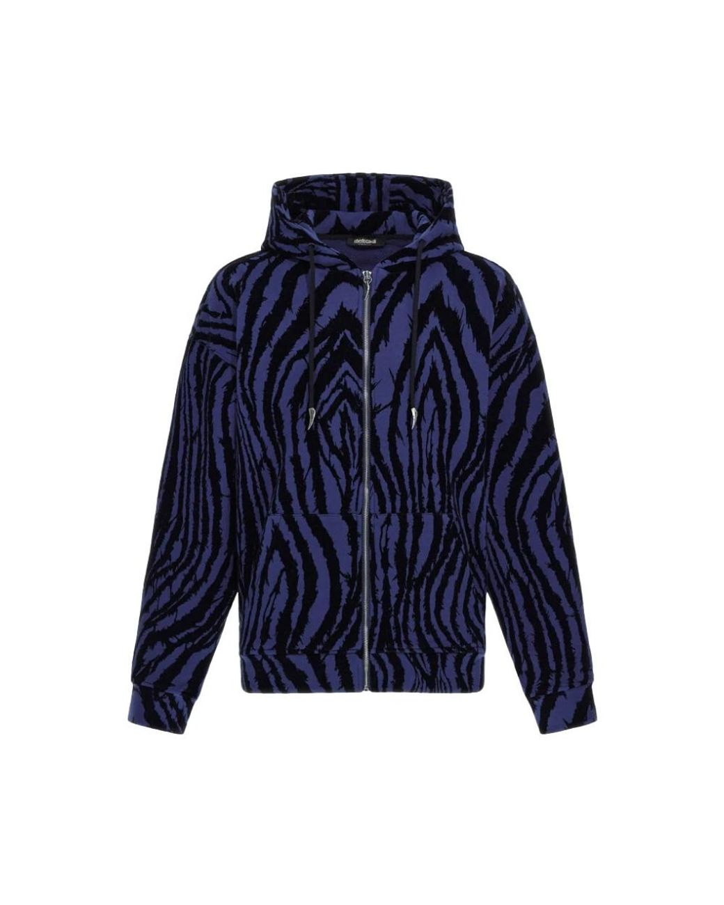 Roberto Cavalli Blue Zip-Throughs for men