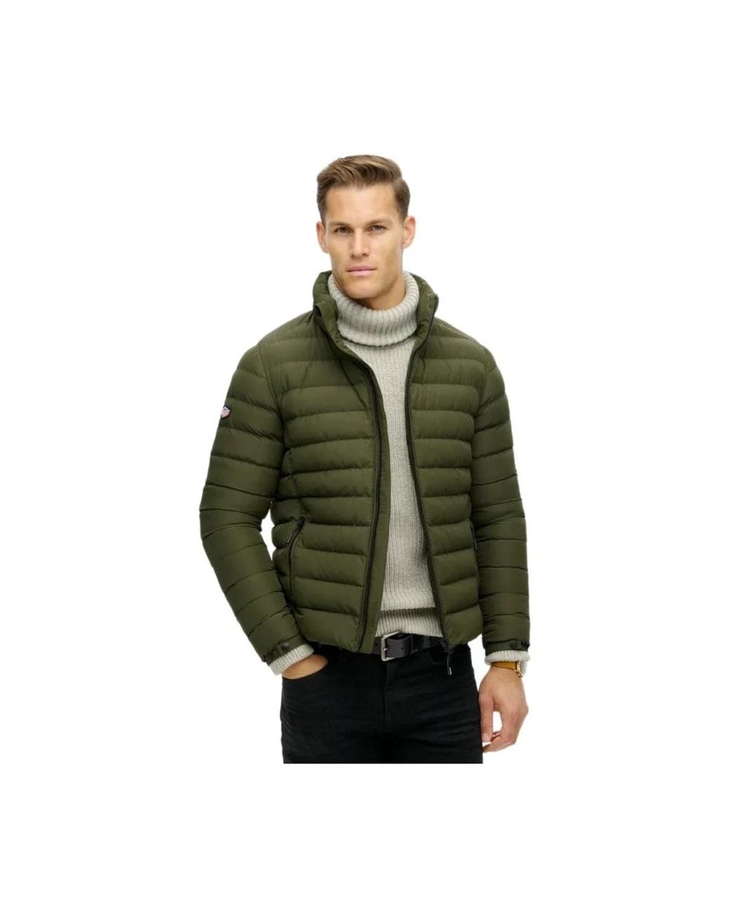 Superdry Jassen ,Groen ,Polyester Fuji Puffer Jacket in het Green voor heren