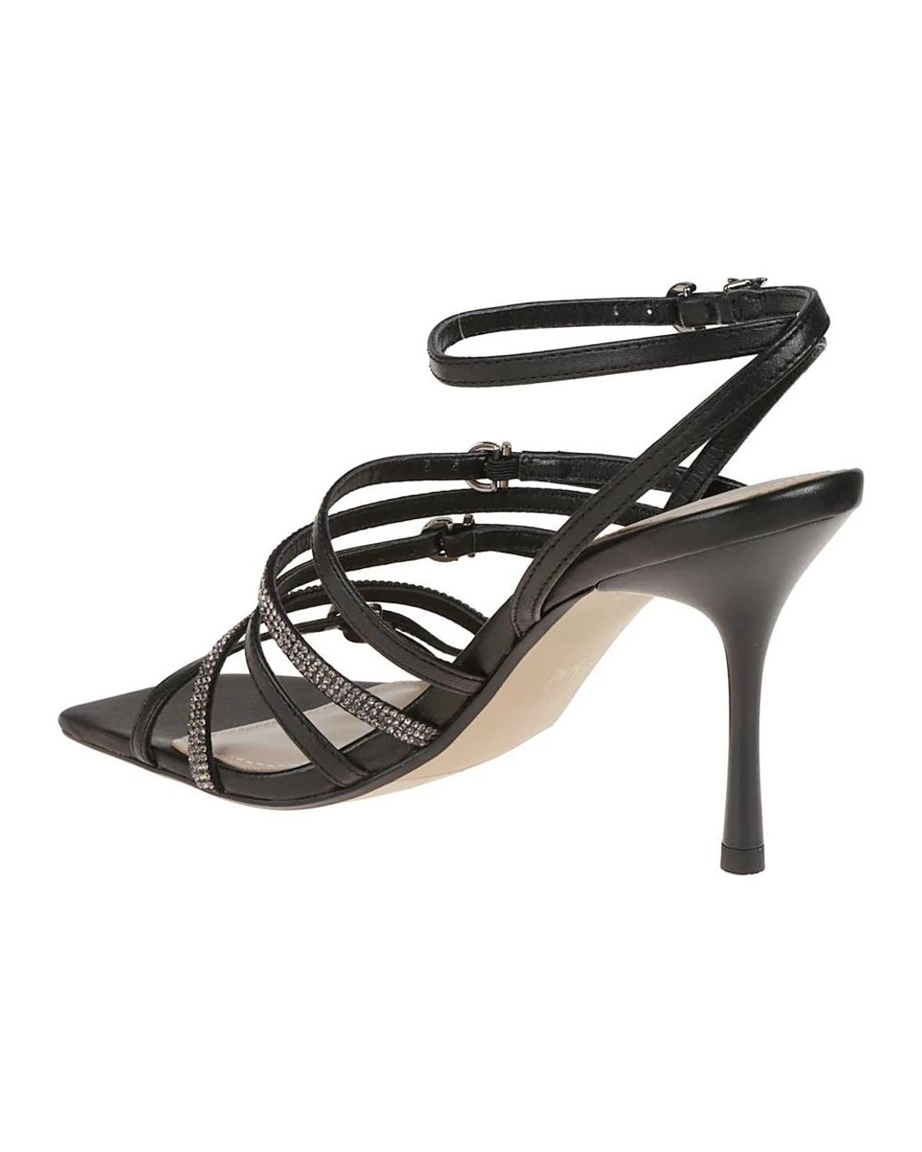 Pinko Black High Heel Sandals