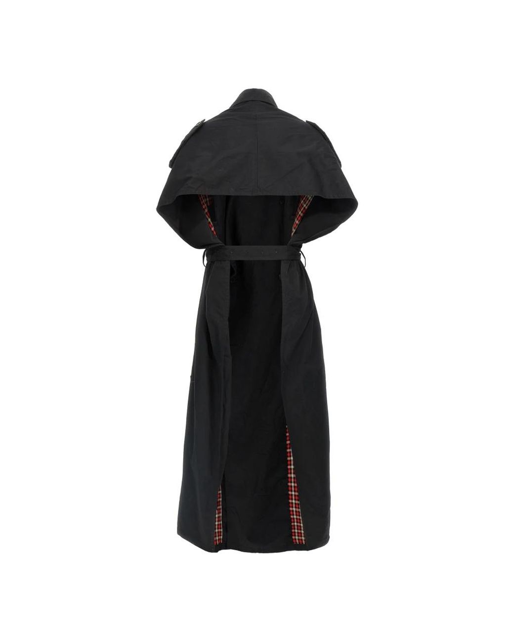 Trench Coats Balenciaga de color Black