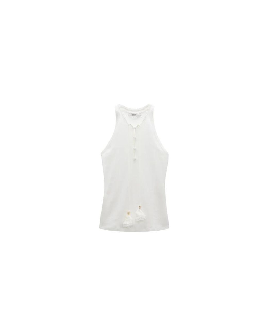 Dorothee Schumacher White Sleeveless Tops