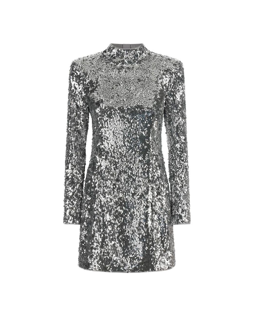 Balmain Gray Party Dresses