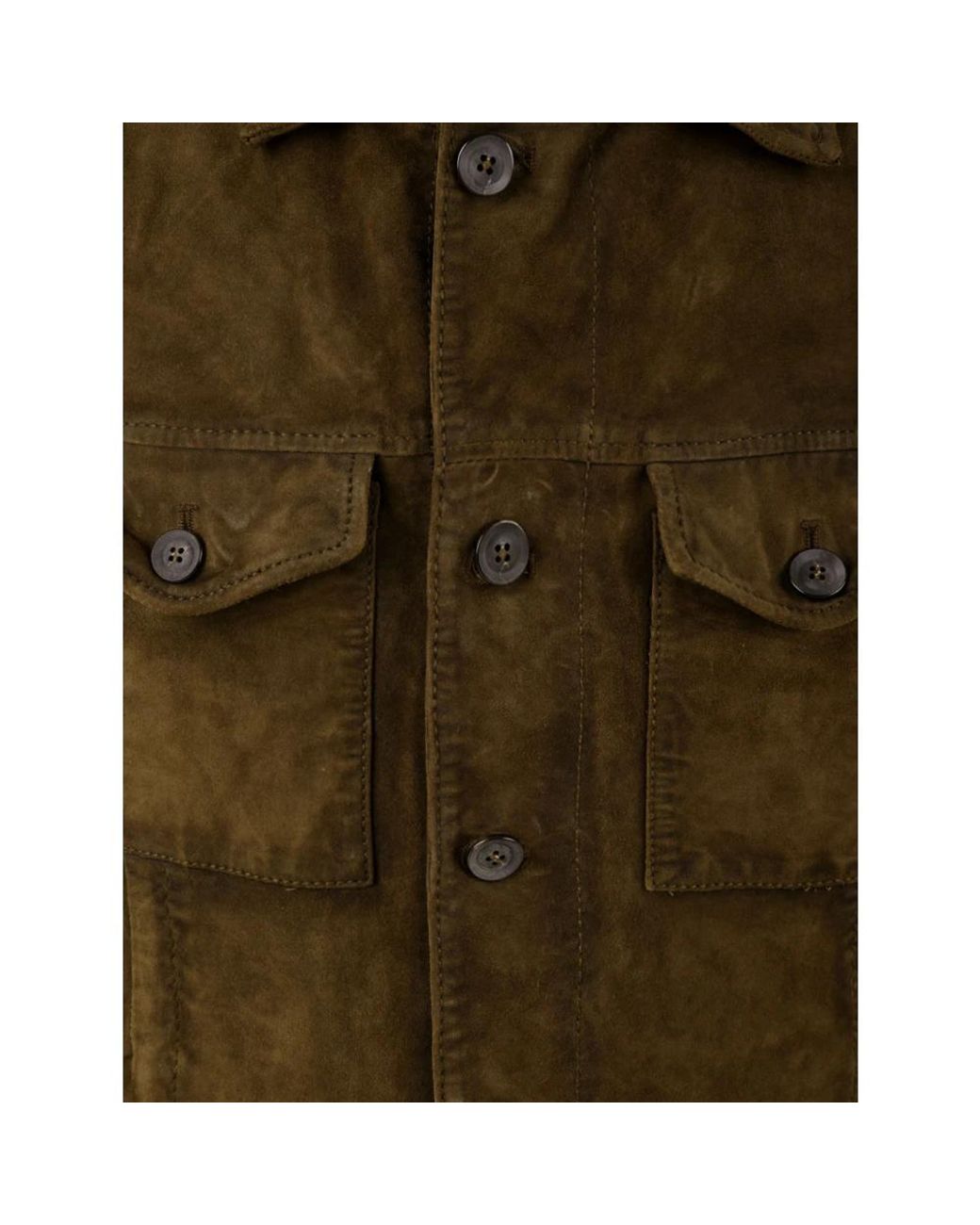 The Jack Leathers Green Leather Jackets for men