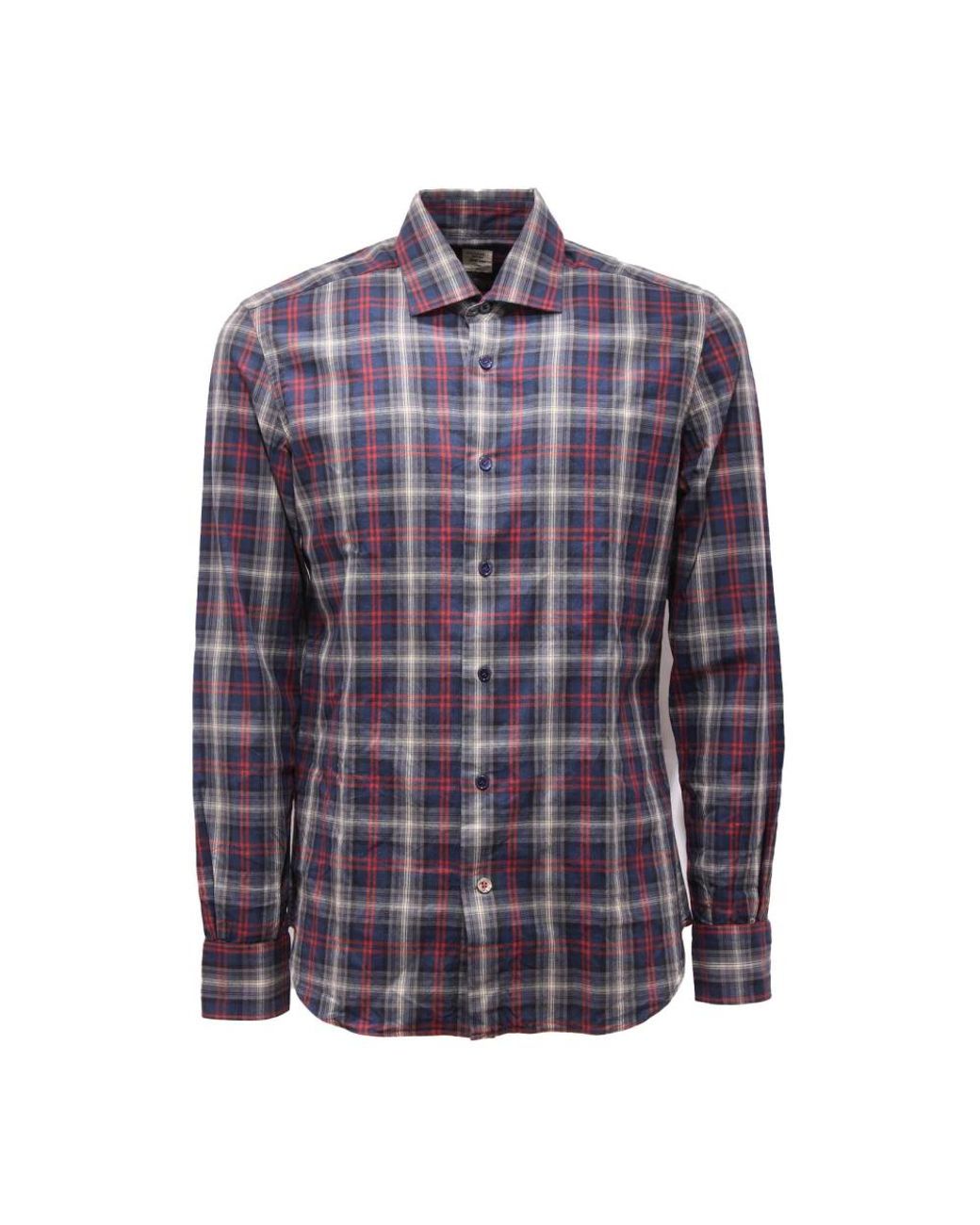 Mazzarelli Purple Casual Shirts for men