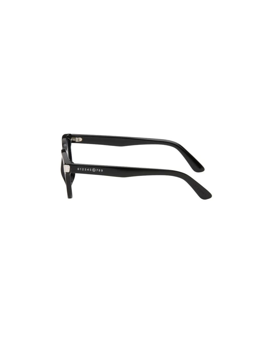 MM6 by Maison Margiela Black Sunglasses
