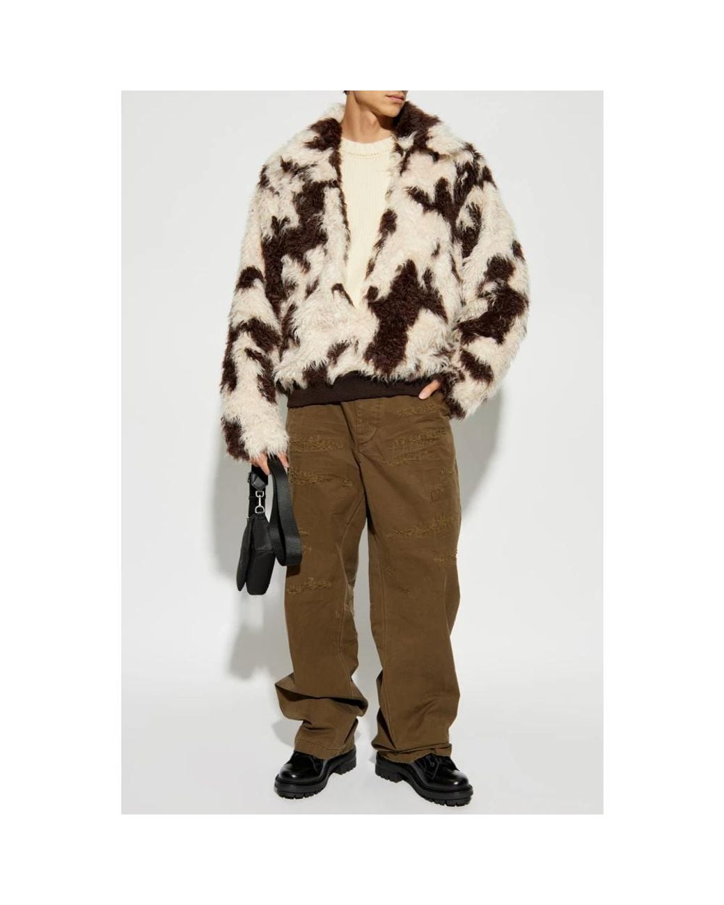 DSquared² Brown Wide Trousers for men