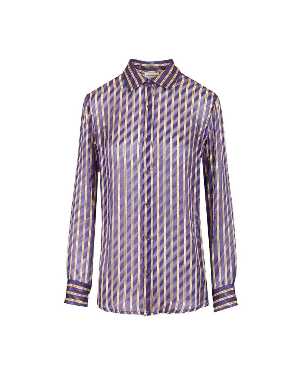 Dries Van Noten Purple Shirts