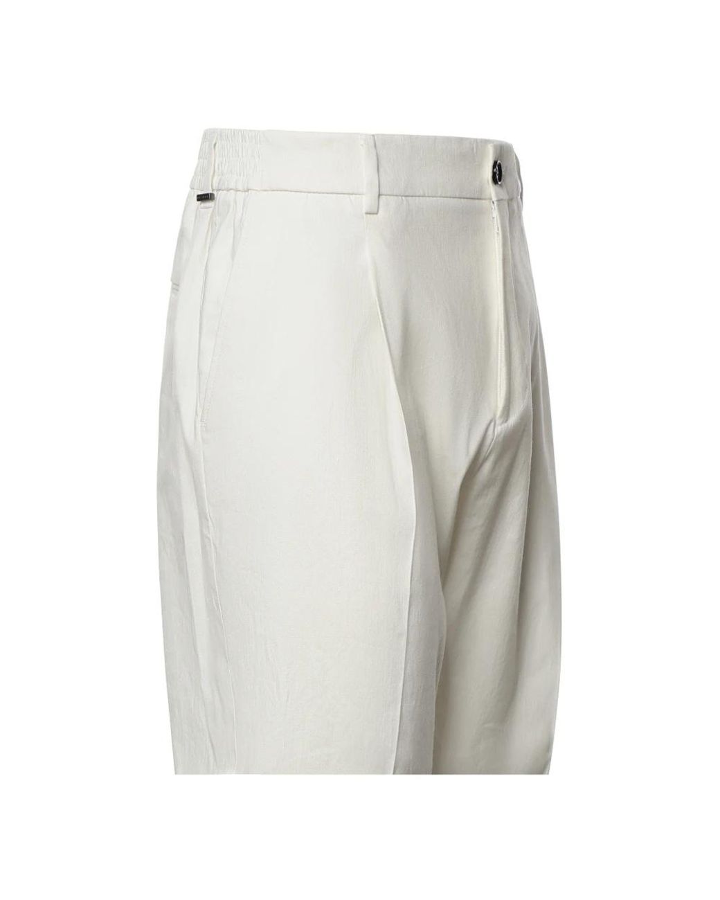 BE ABLE White Straight Trousers for men