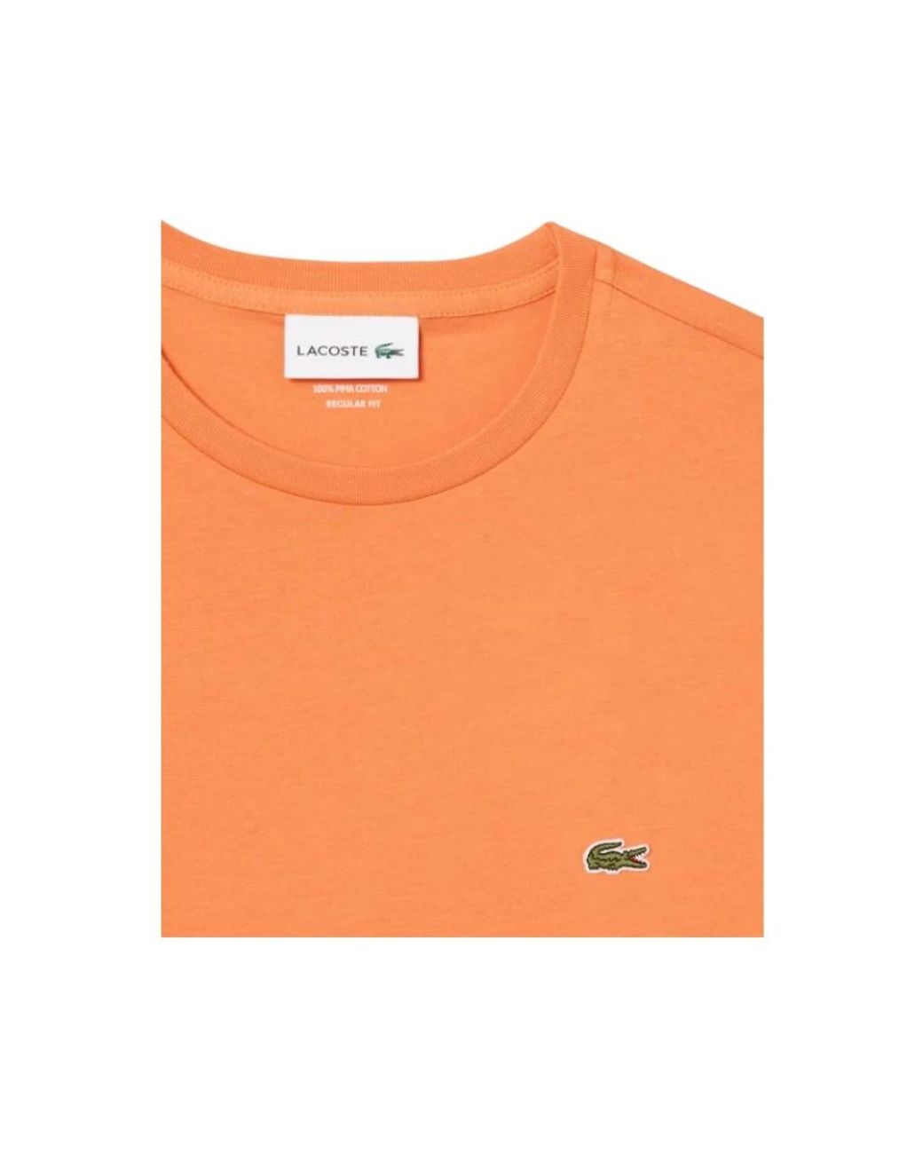 T-Shirts Lacoste de hombre de color Orange