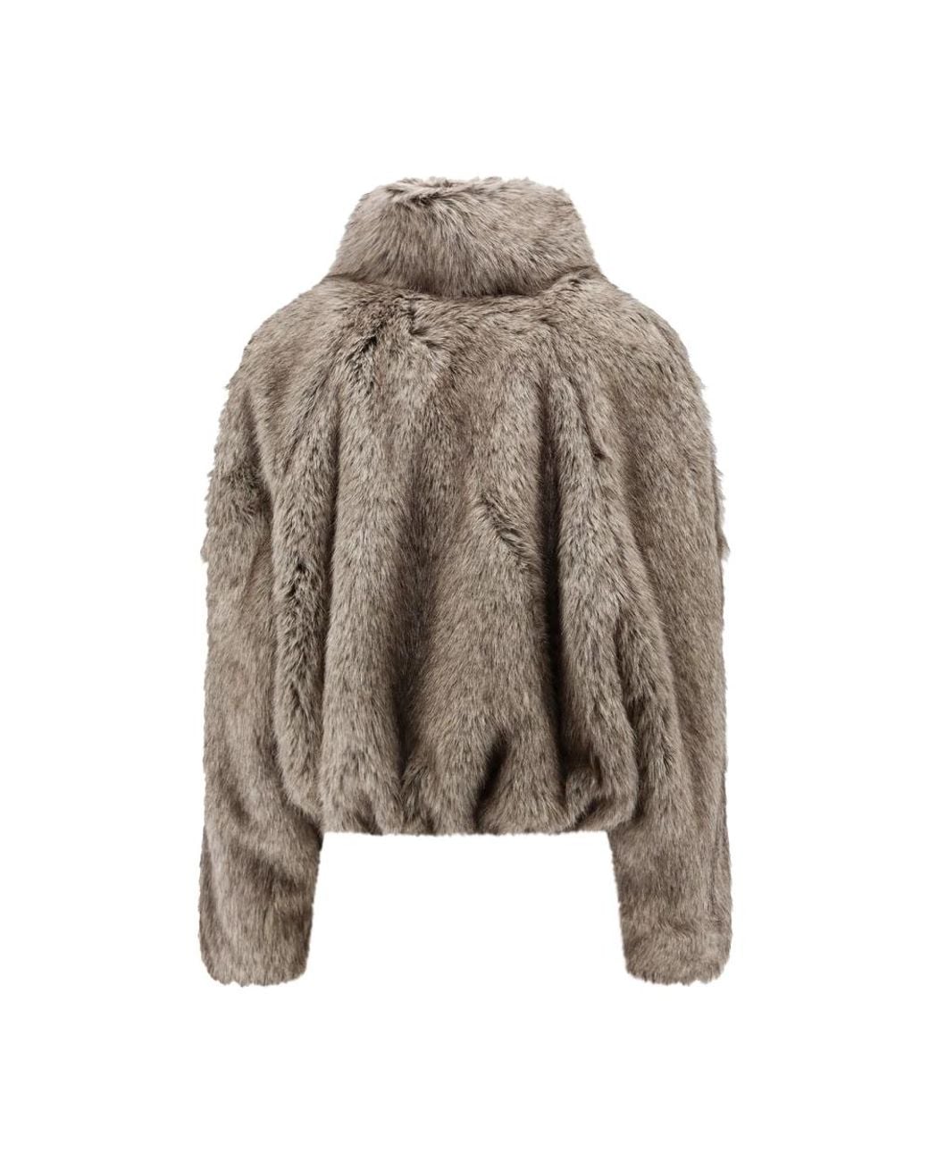 Alysi Brown Faux Fur & Shearling Jackets